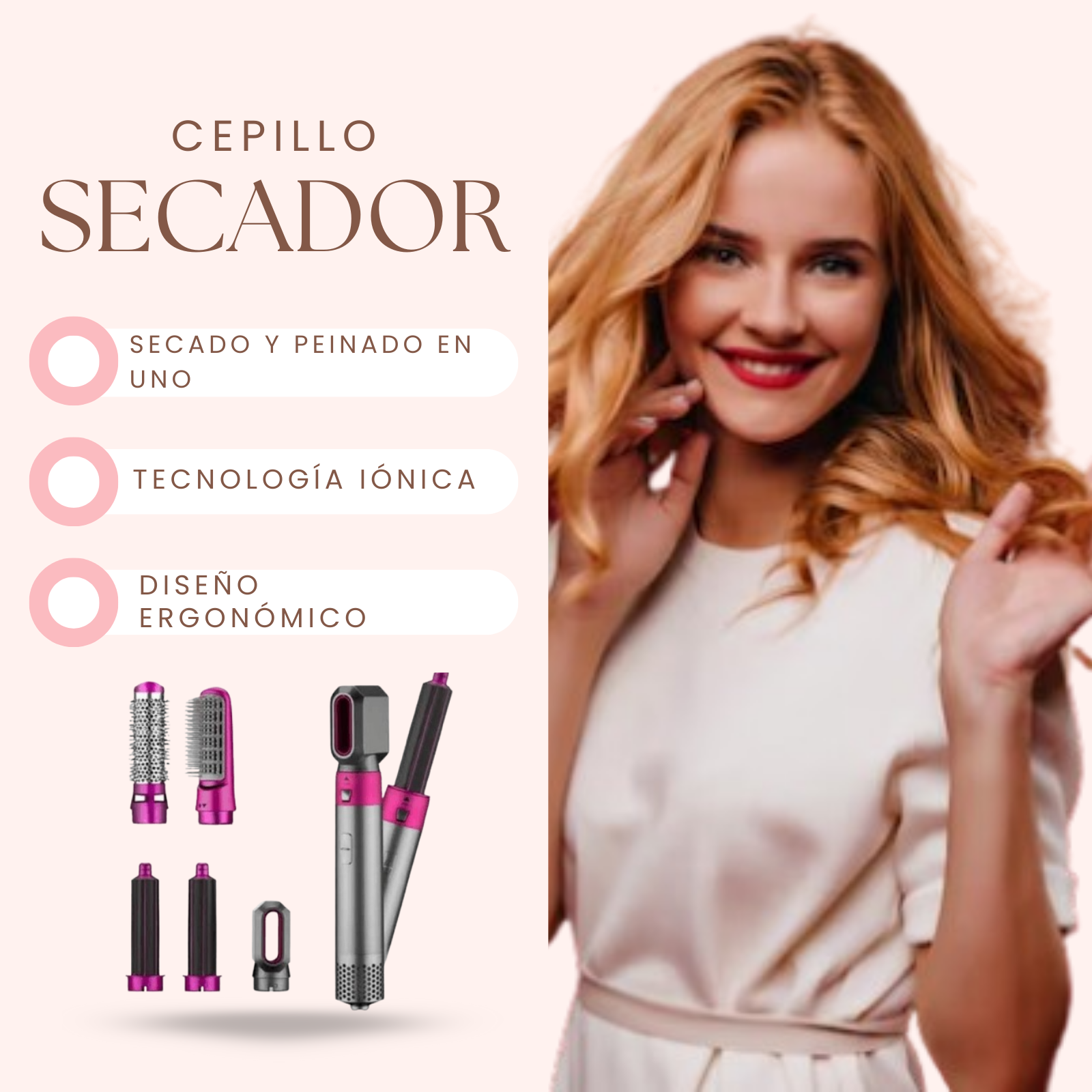 Cepillo Secador Profesional